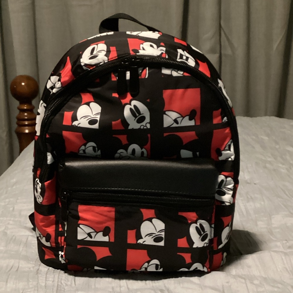 Bioworld Black and Red Graphic Backpack